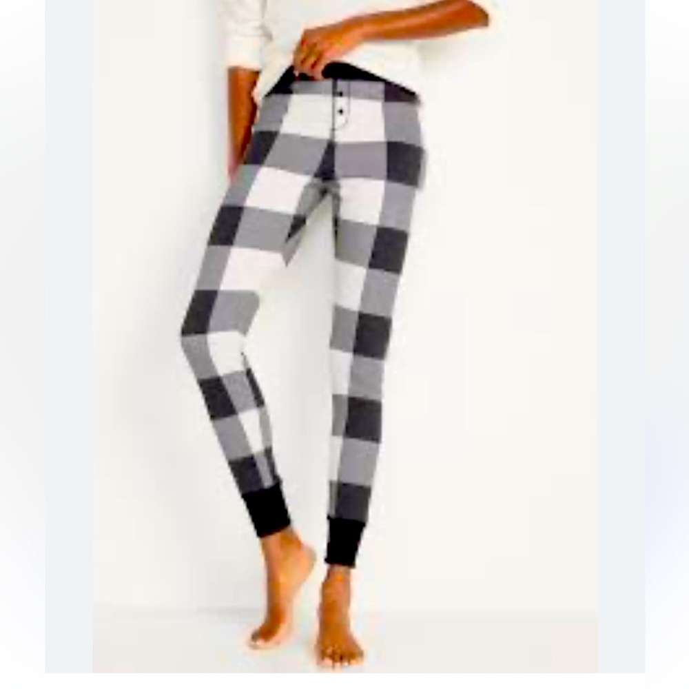 Old navy Plaid Black and White Leggings